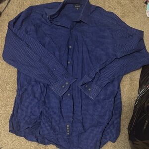 Dockers Men's Blue Dress Shirt